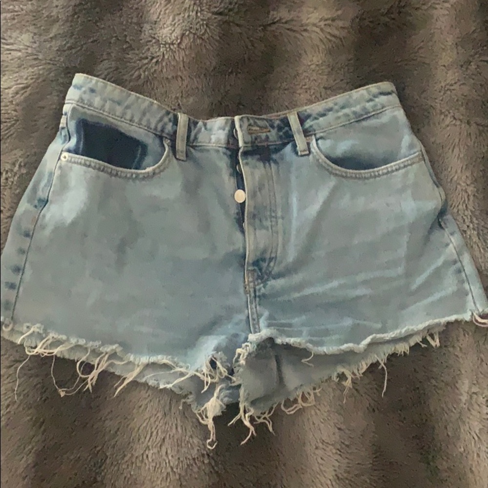 F21 cut off shorts high waisted